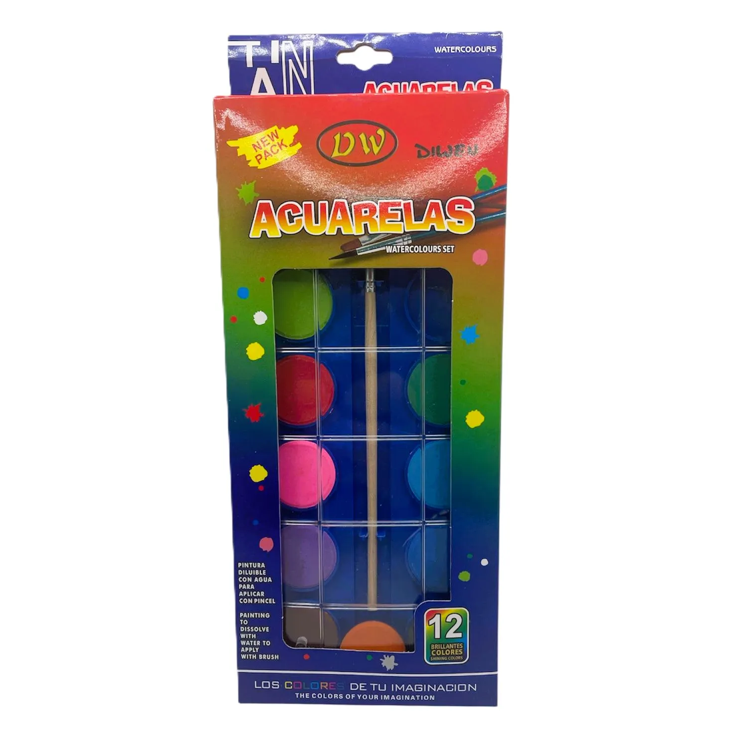 Acuarele pastila 28mm Penta 12 cul - imagine 3