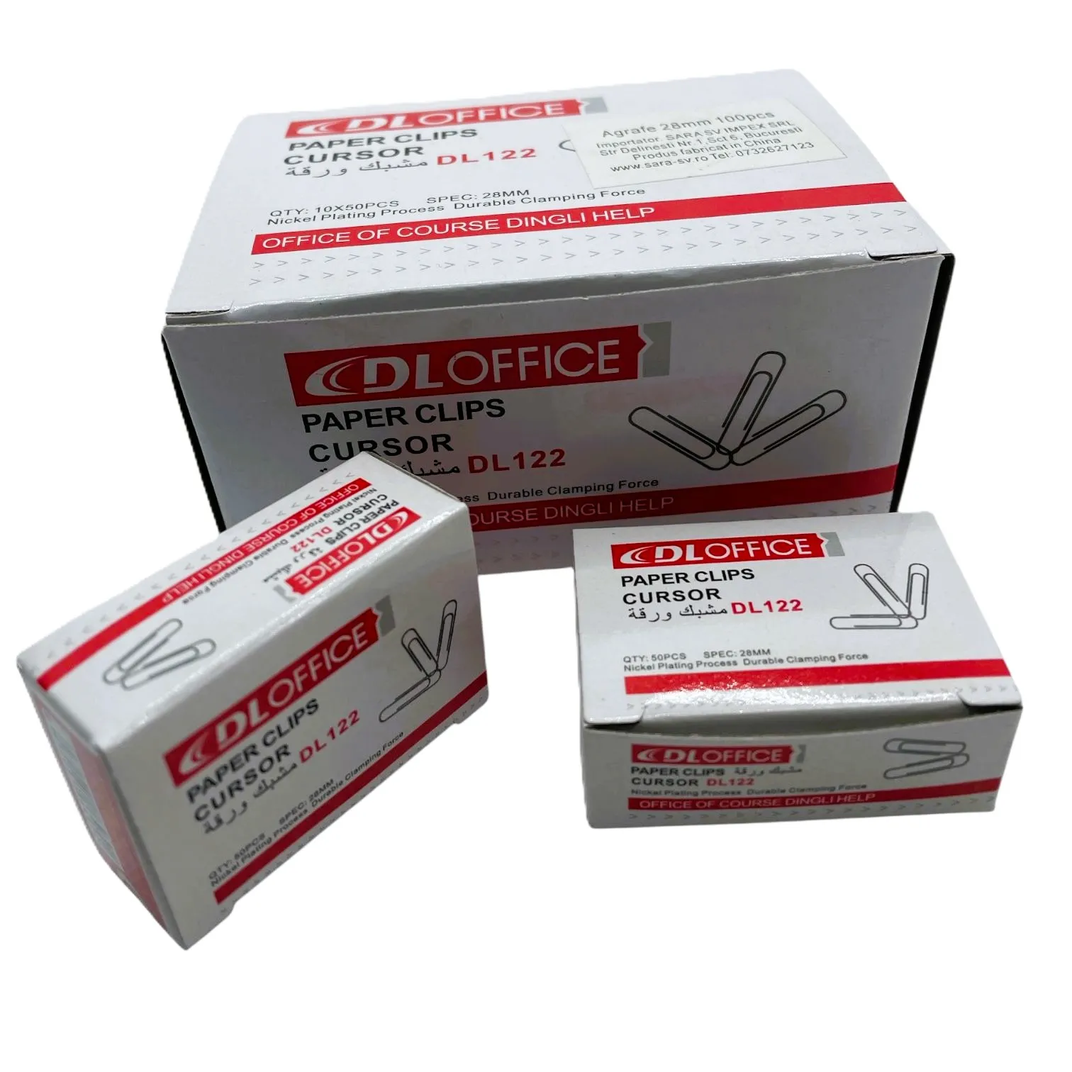 Agrafe metal 28mm/50 pcs - imagine 2