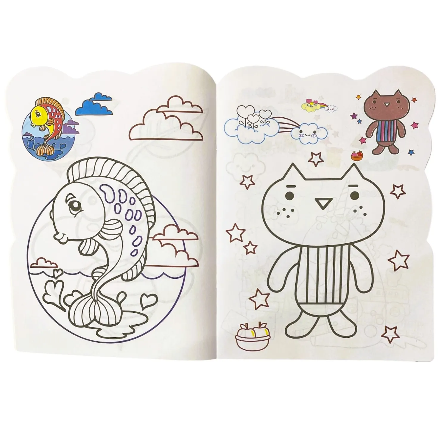 Carte colorat A4 8f. (margine ondulata) - imagine 5