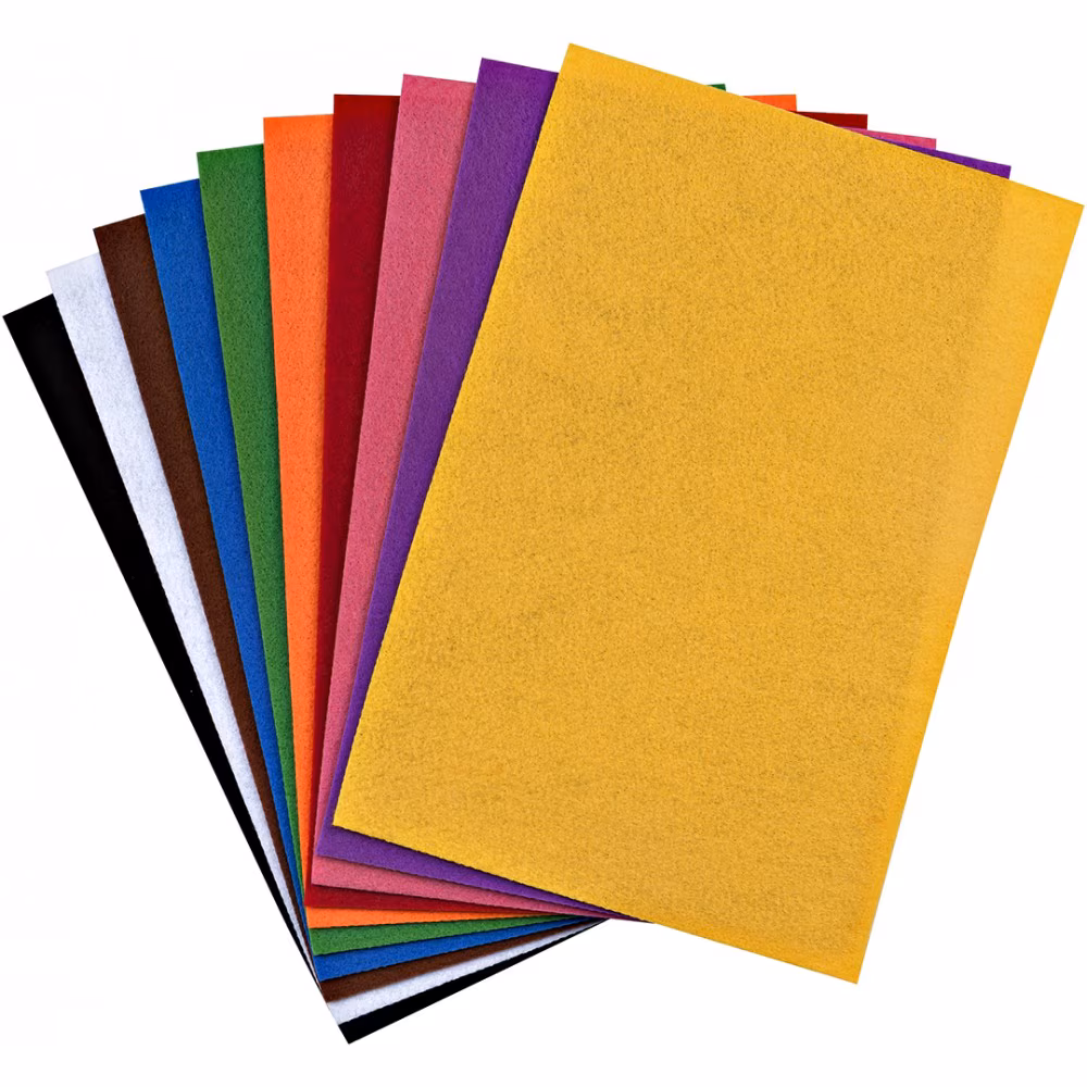 Coala fetru A4 10cul/set 10mm (mixt)