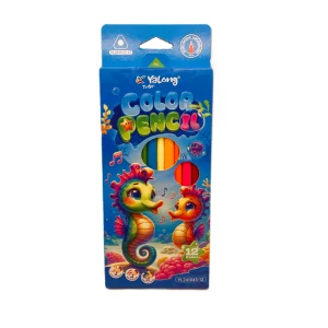 Creioane color Yalong 12 cul.