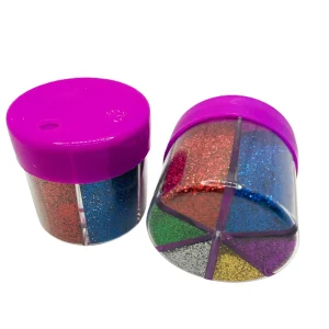 Sclipici pudra  6culx10g /set (sararita)