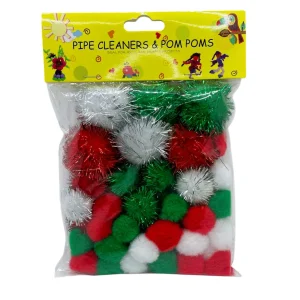 Set creativ Pom Pom cu sclipici