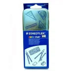 Trusa geometrie cutie metal 10 pcs Staedtler