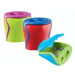 Ascutitoare pvc TY8131 dubla cu rezervor