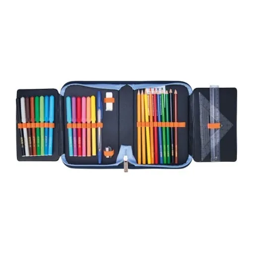 Penar echipat Herlitz 31 piese, 2 clape, motiv Unicorn - imagine 3