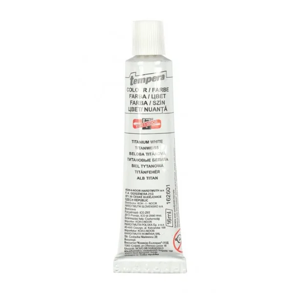 Tempera Koh-i-noor 16ml Alb Titan