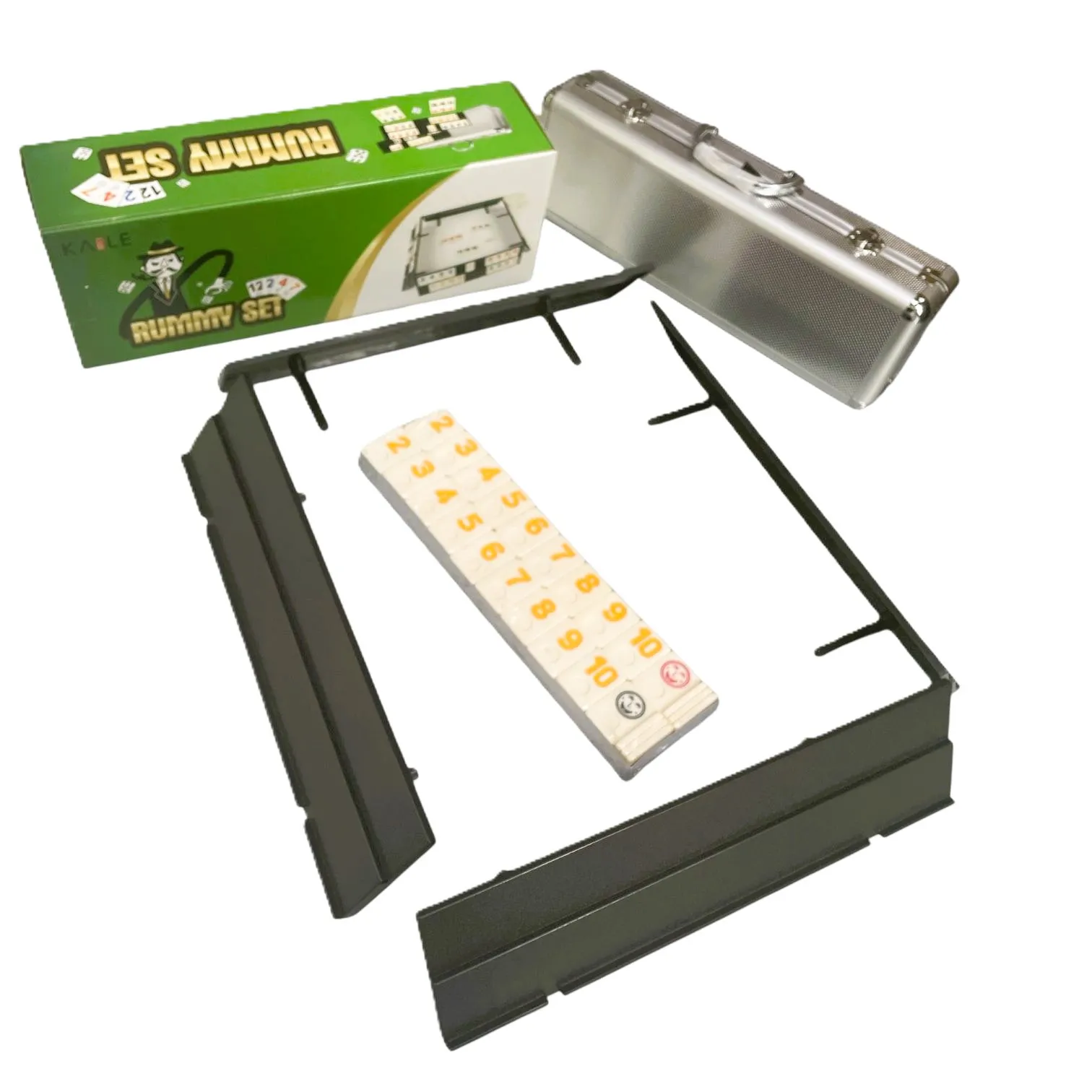 Joc Remi (rummy) in cutie de aluminiu - imagine 2