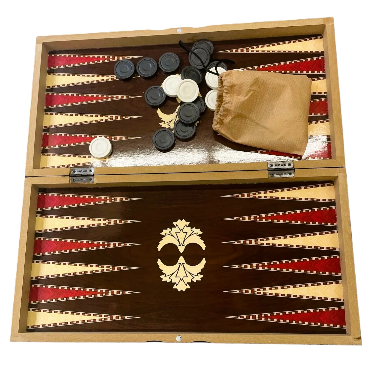 Joc table (backgammon) Sedef Kaplama Tavla - imagine 2