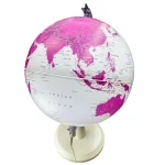 Glob pamantesc iluminat Magenta 26cm