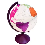 Glob pamantesc iluminat 26cm Seven colors