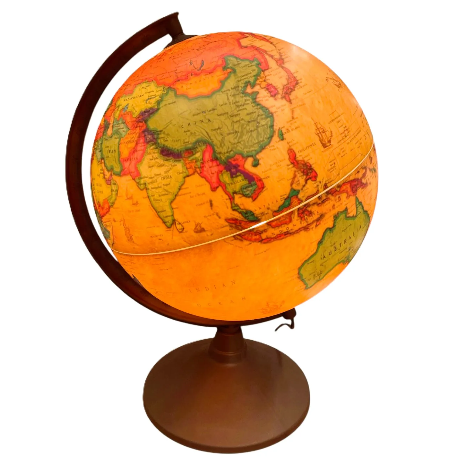 Glob pamantesc iluminat Antic 30cm - imagine 2