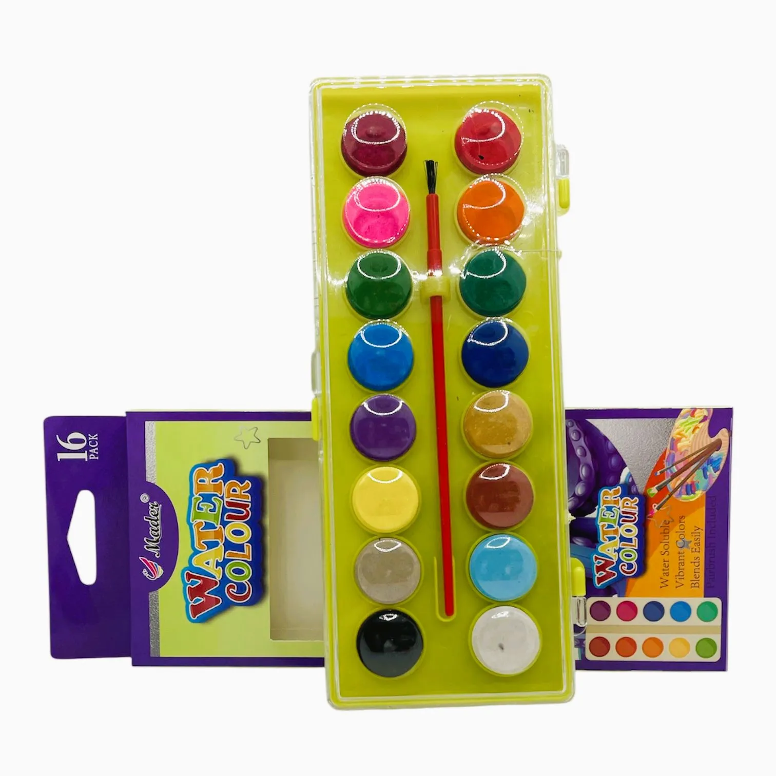 Acuarela pastila Ø22mm Mader 16 cul - imagine 2