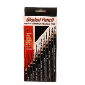 Creion 12 tarii/set (2H,H,F,HB,B,2B,3B,4B,5B,6B,7B,8B)