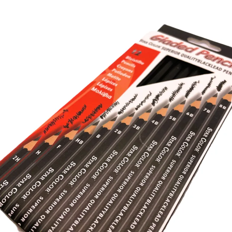 Creion 12 tarii/set (2H,H,F,HB,B,2B,3B,4B,5B,6B,7B,8B) - imagine 2