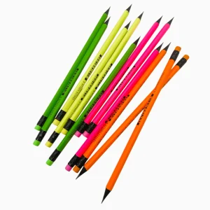 Creion HB + radiera (lemn negru)