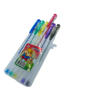 Pix gel cu sclipici 6 cul/set