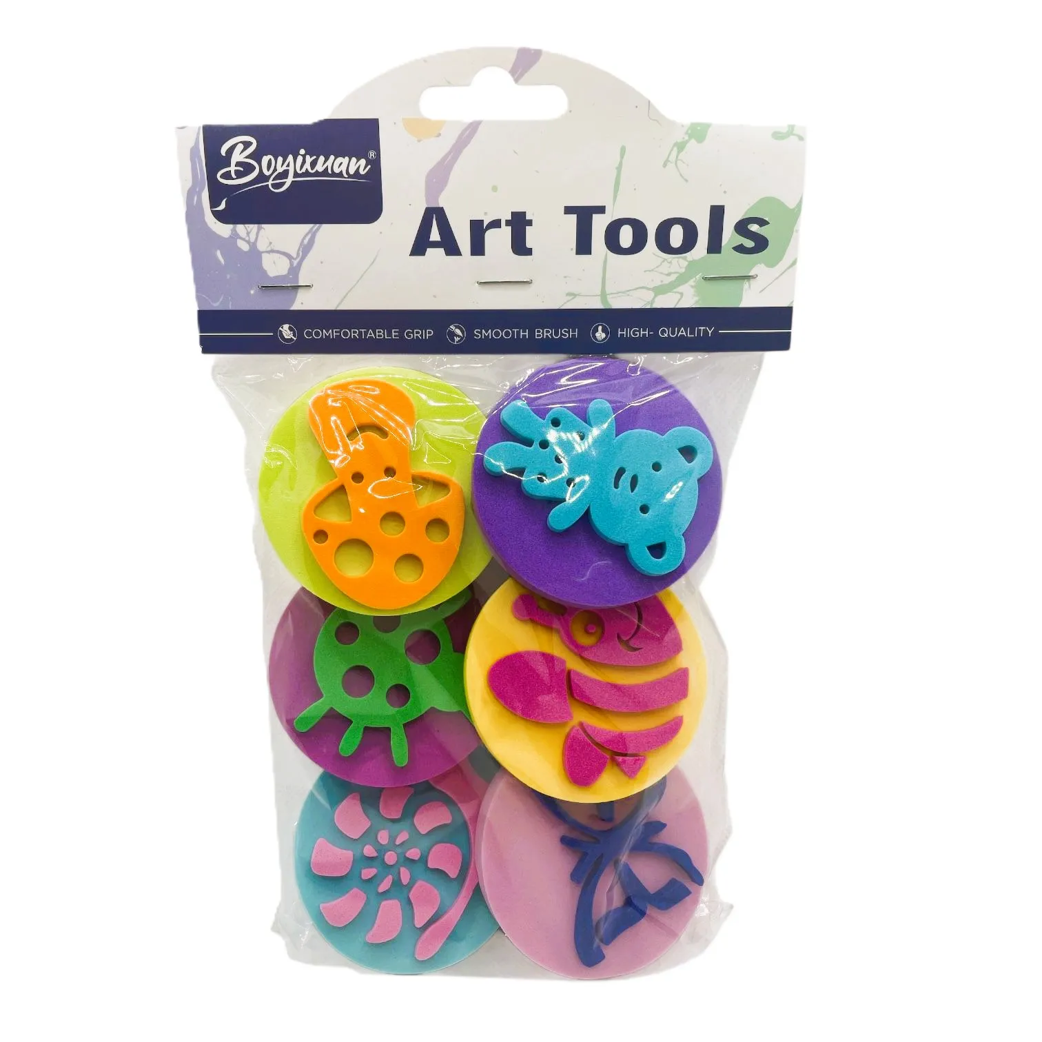 Stampile buretate pt pictat 6/set