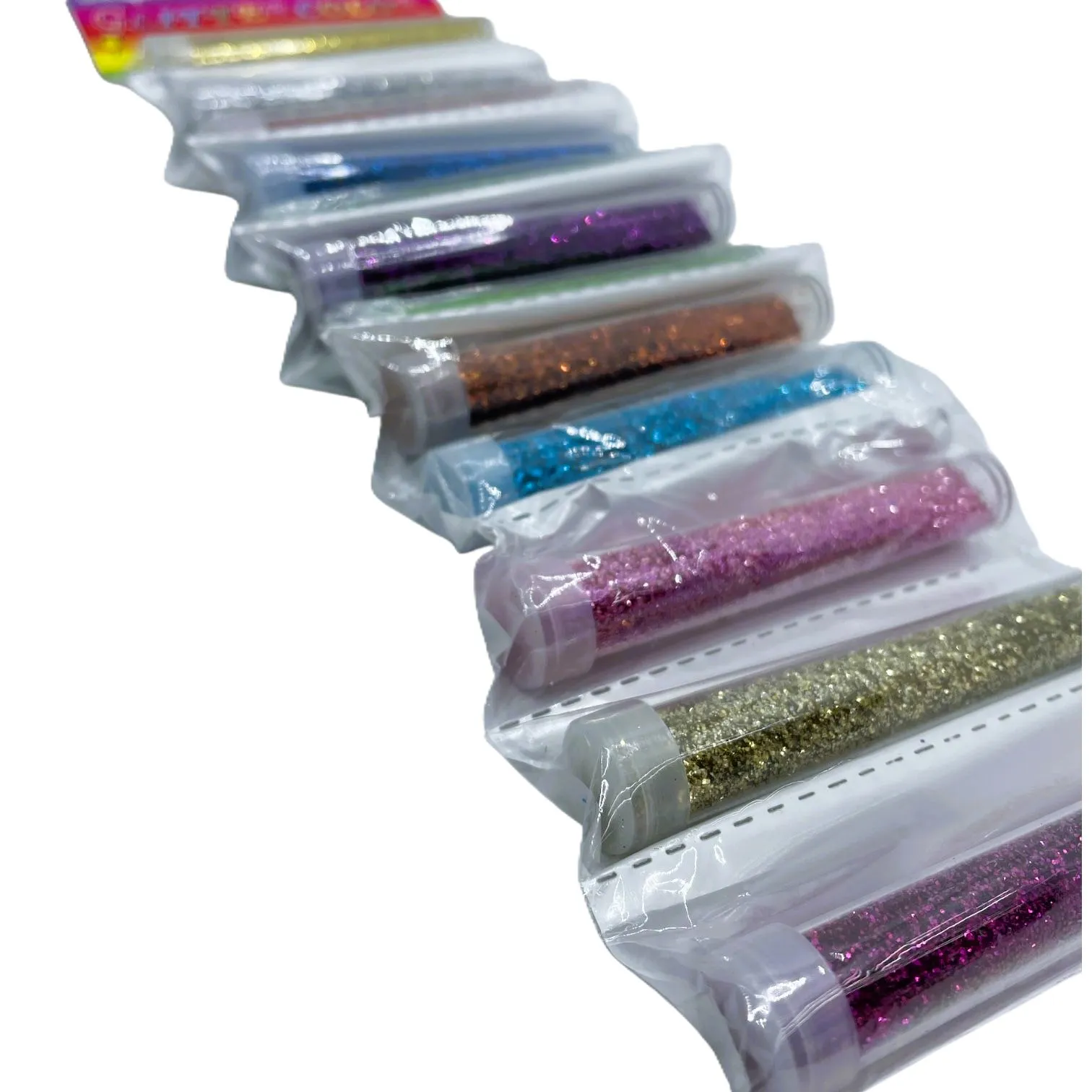 Sclipici pudra 12 fiole*5 g/set - imagine 2