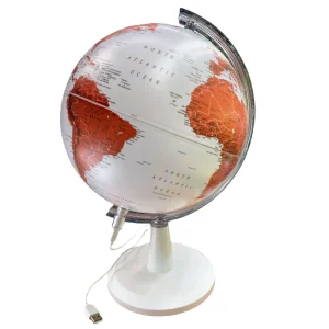 Glob pamantesc iluminat Orange 26cm