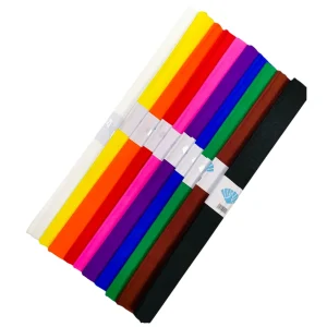 Hartie creponata  50x200cm 10/set mixt