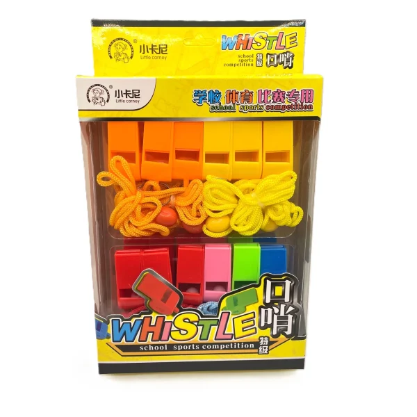 Fluier din plastic 24/set - imagine 2