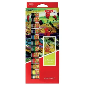 Tempera DACO Ulei 12 x12ml