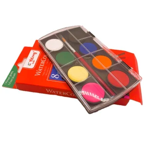 Acuarela pastila Ø28mm Yalong 8 cul