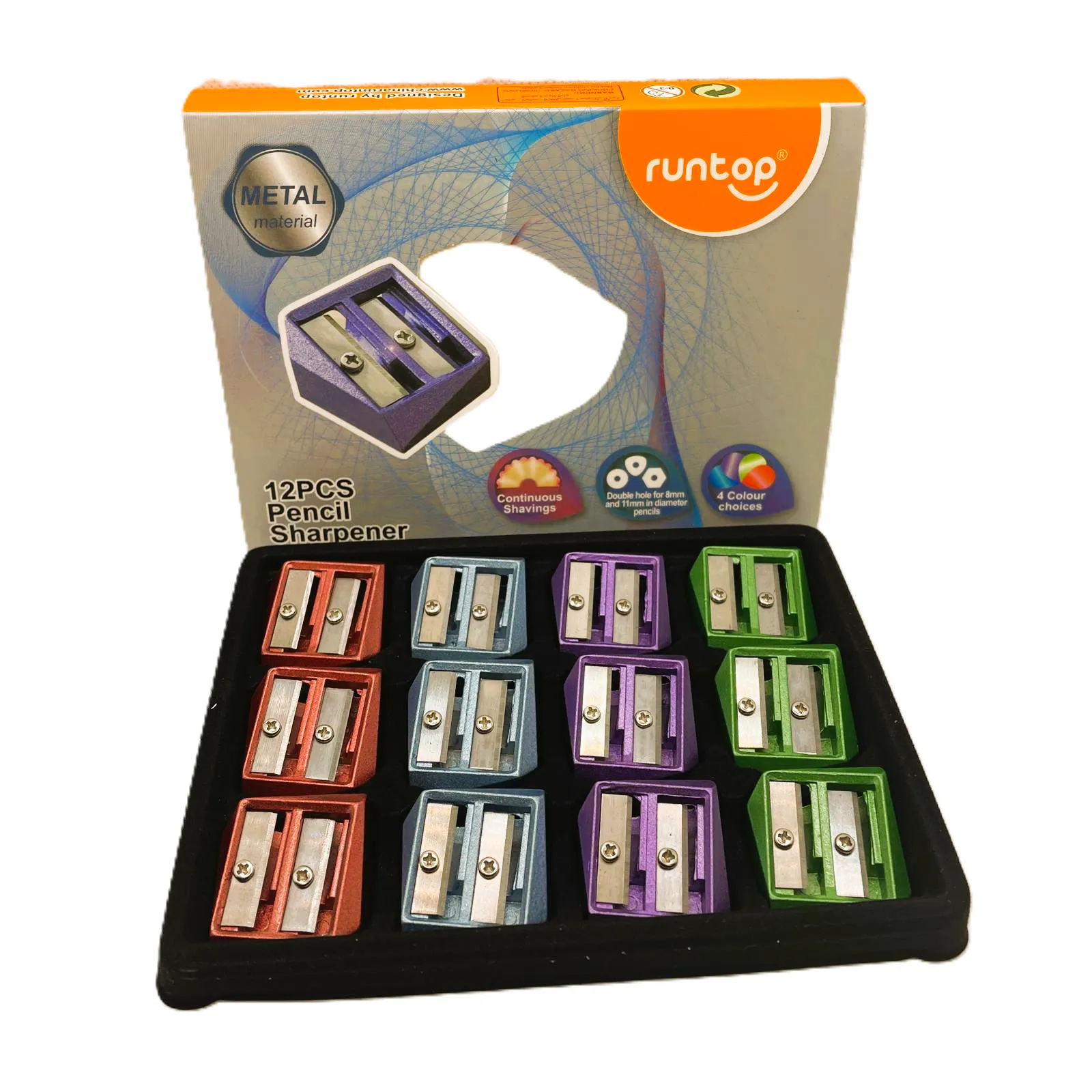 Ascutitoare metal color dubla - imagine 2