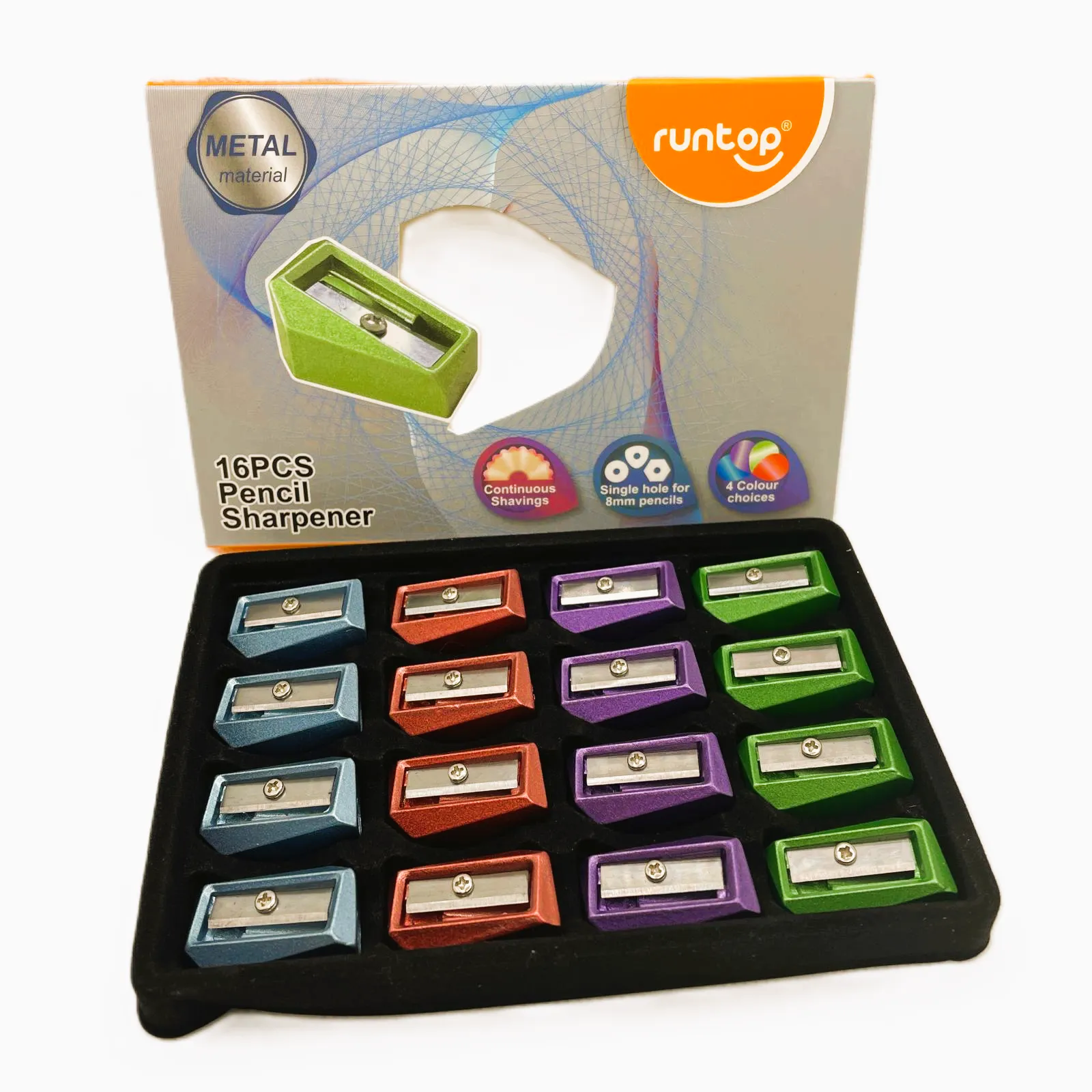 Ascutitoare metal color simplu - imagine 2