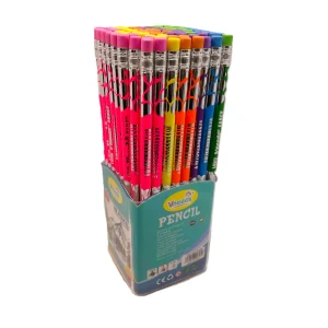 Creion HB + radiera Neon Vneeds