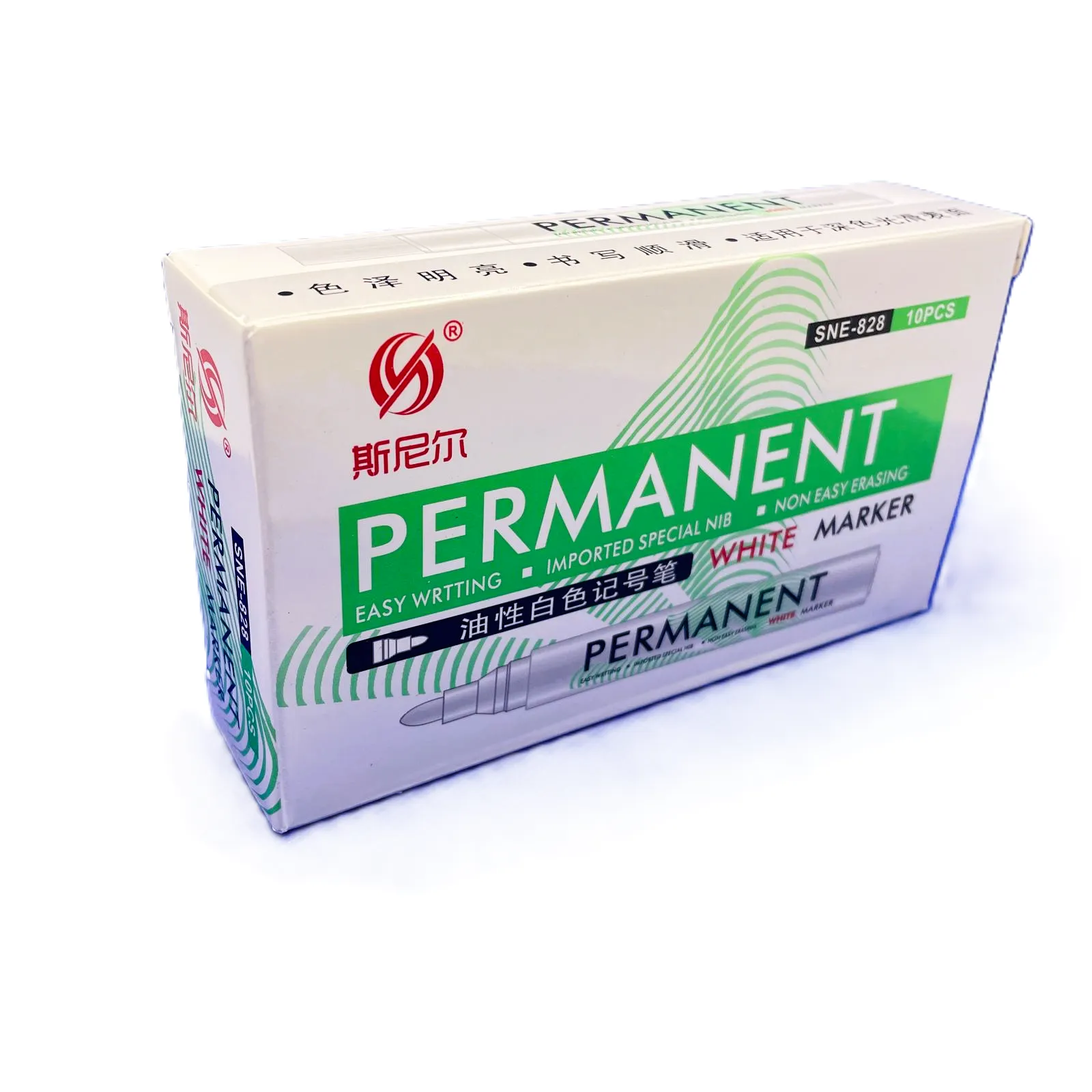 Marker permanent Alb SNE-828 - imagine 2