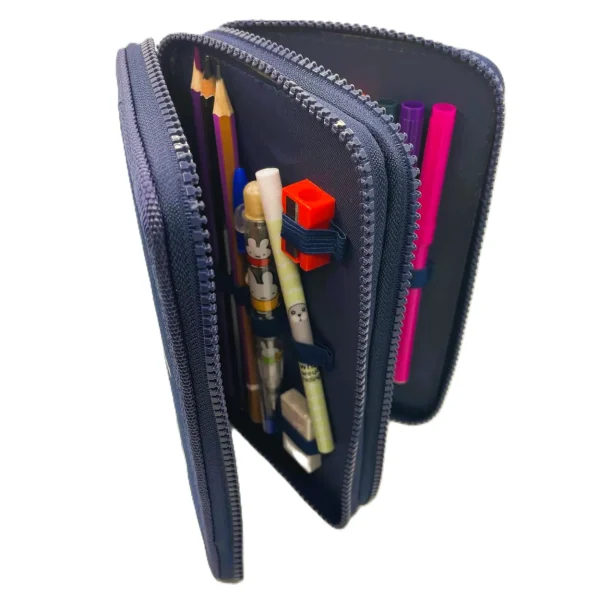 Penar 2 fermoare echipat Navy - imagine 4