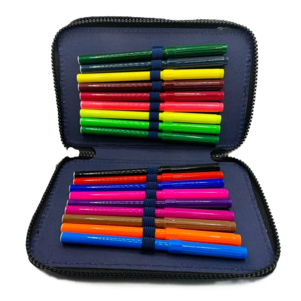Penar 3 fermoare echipat Navy - imagine 3