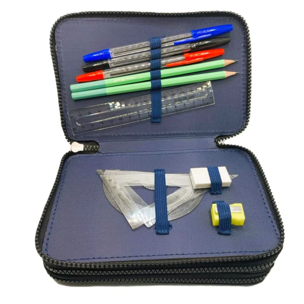 Penar 3 fermoare echipat Navy - imagine 2