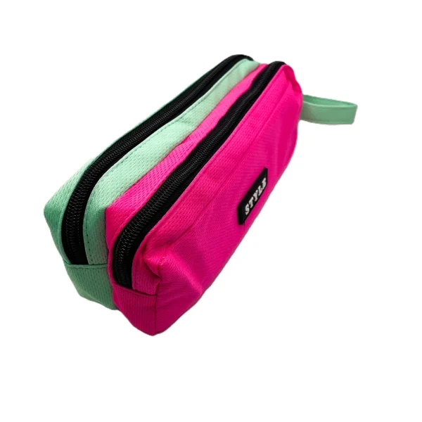 Penar borseta 2 fermoare Style 102 (2 culori neon) - imagine 3