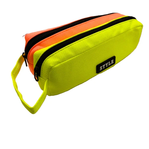 Penar borseta 2 fermoare Style 102 (2 culori neon) - imagine 2