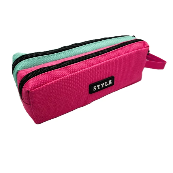 Penar borseta 2 fermoare Style 102 (2 culori pastel) - imagine 3