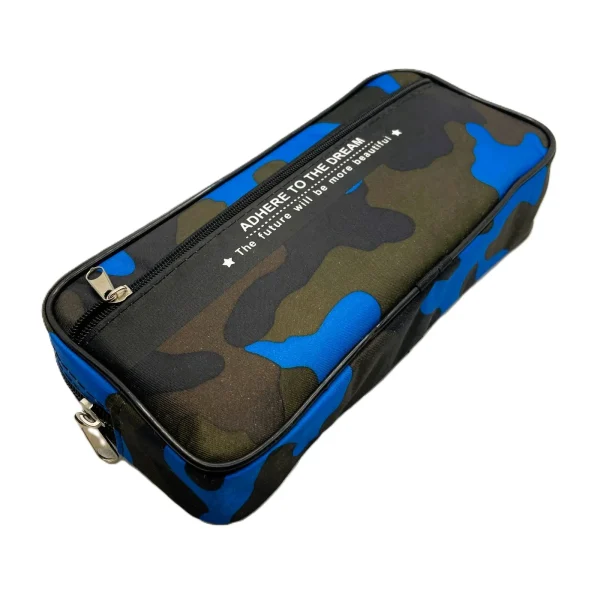 Penar borseta 2 fermoare- desen camuflaj - imagine 2