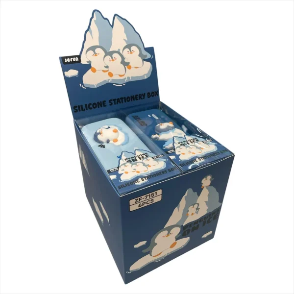 Penar borseta silicon- Penguins On Ice - imagine 3