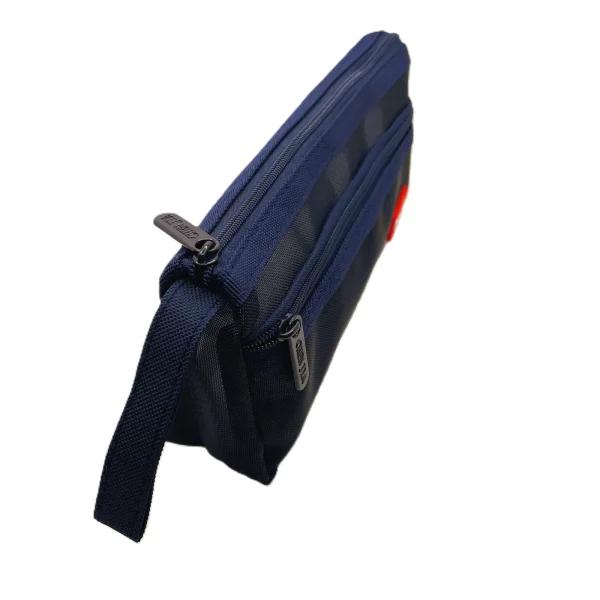 Penar borseta 2 fermoare (material plasa) - imagine 5