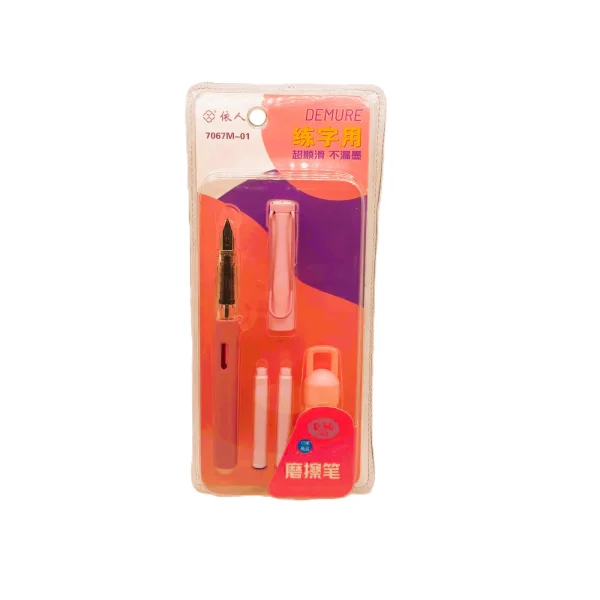 Stilou cu radiera 7067M-01/blister - imagine 4