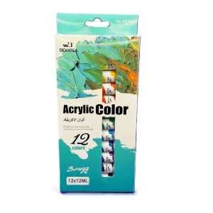 Tempera Bomei Acrylic 12 x12ml
