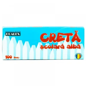 Creta alba scolara 100/cut Dualex