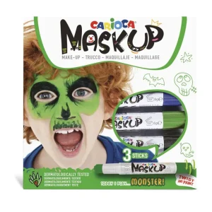 Set pictura pe fata Carioca Mask-Up 3/set - Monster