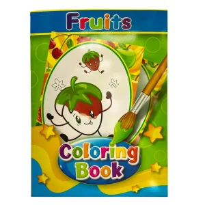 Carte de colorat - Fructele (12 pag.)