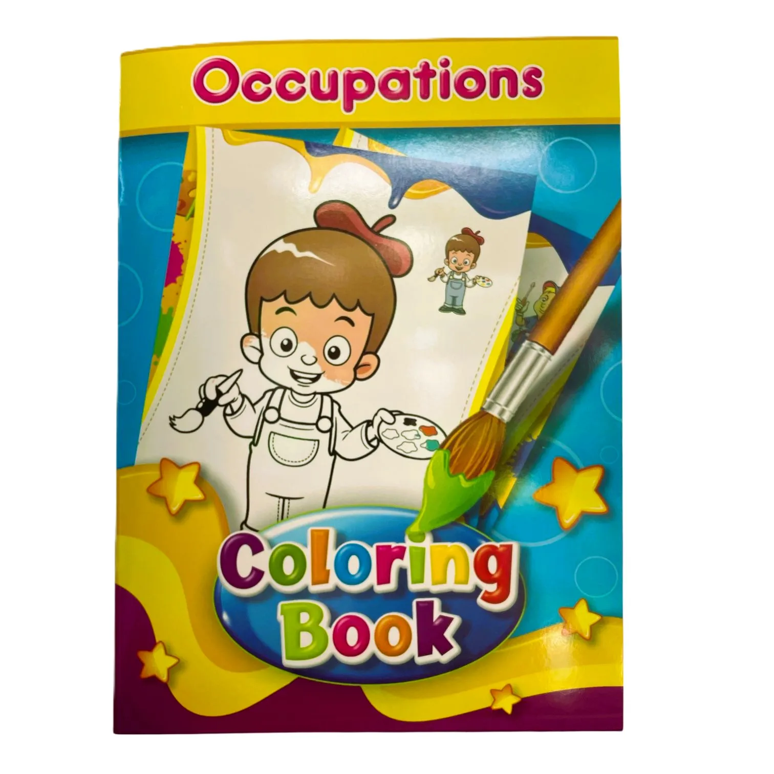 Carte de colorat - Ocupatiile (12 pag.)