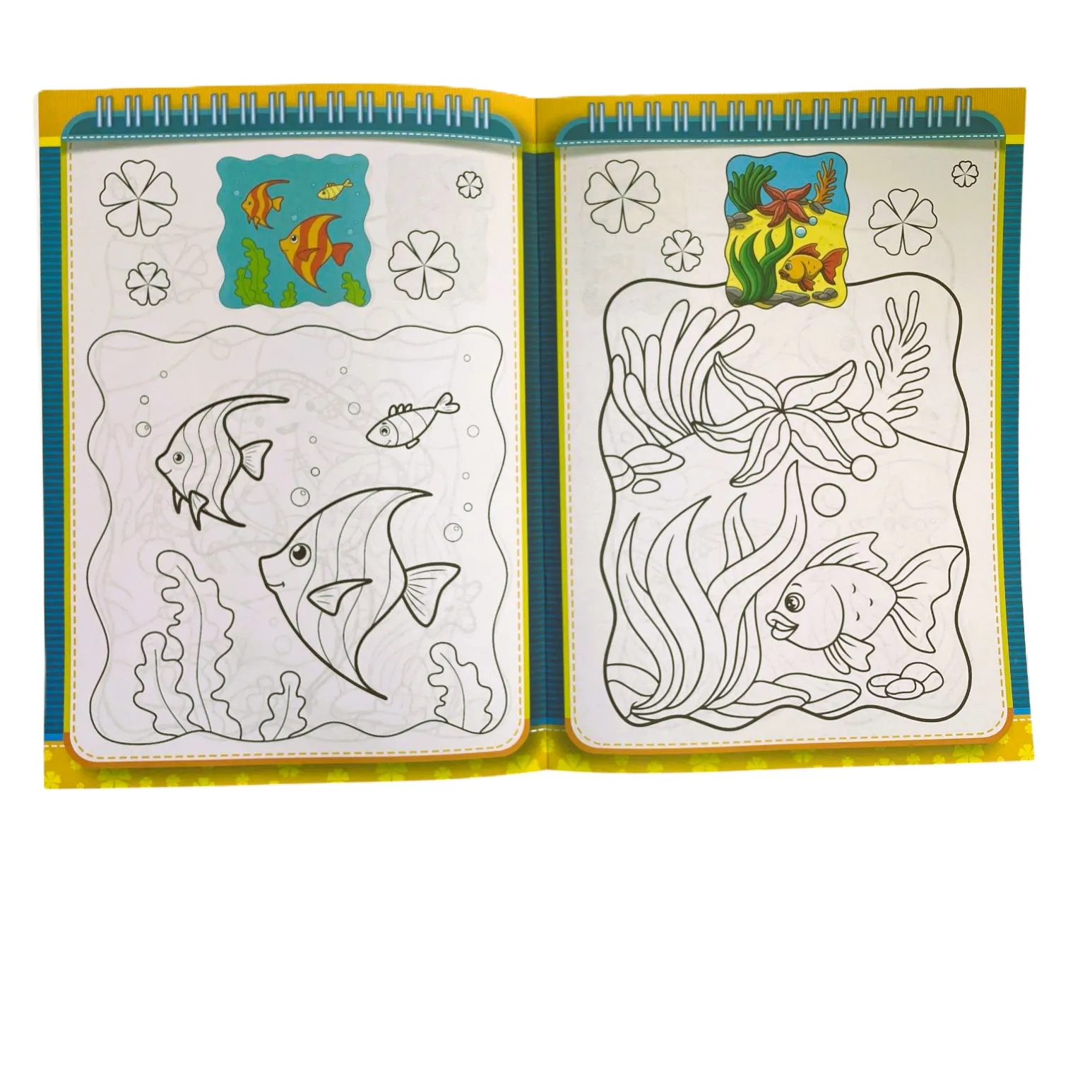 Carte de colorat "Draw and color" (12 pag. +2 pag. stickere) - imagine 9