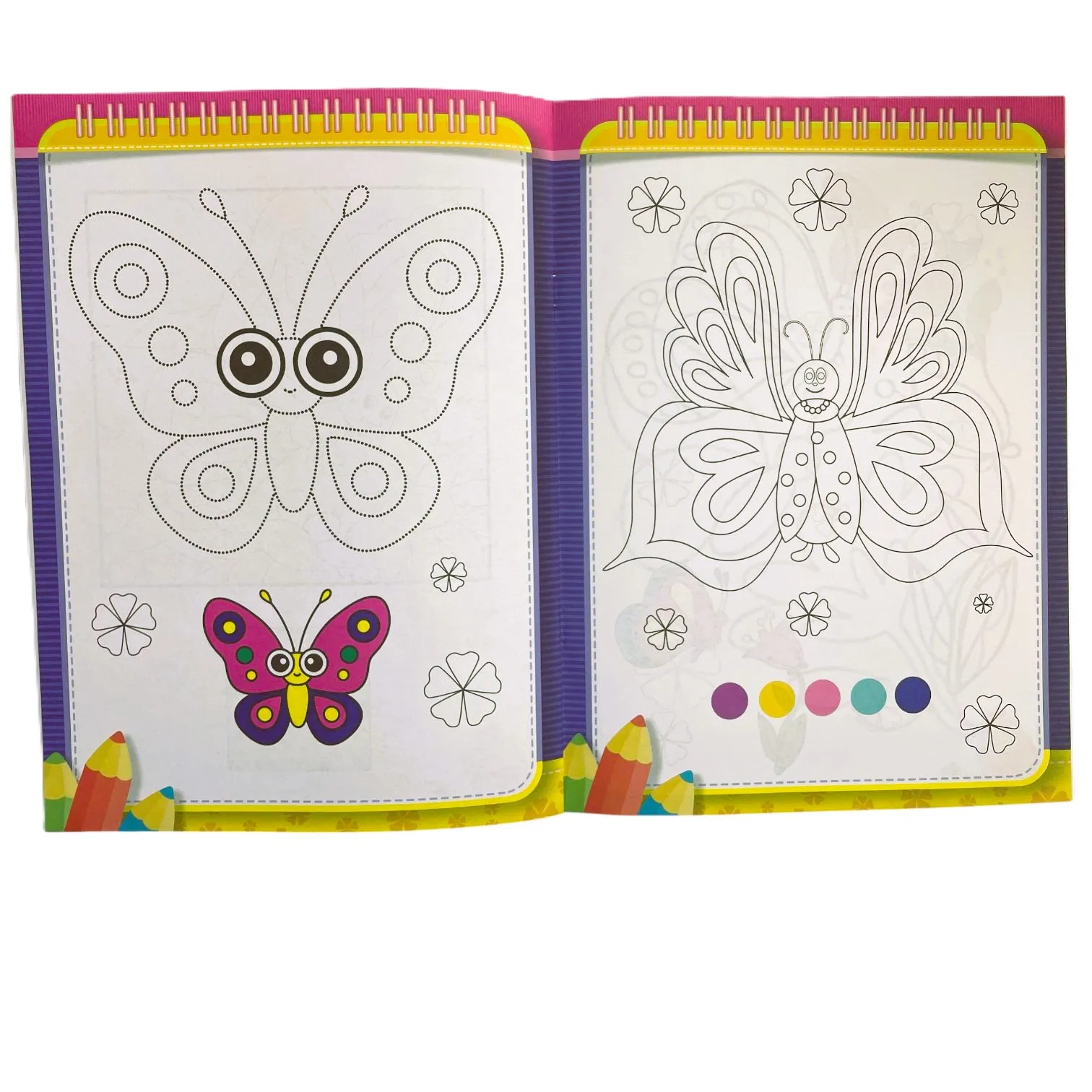 Carte de colorat "Draw and color" (12 pag. +2 pag. stickere) - imagine 4