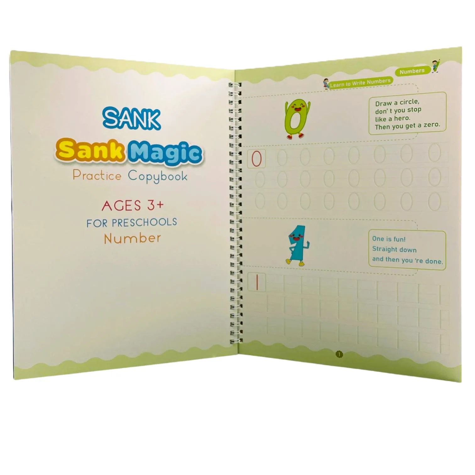 Carte de exercitii Sank Magic - Cifrele - imagine 3